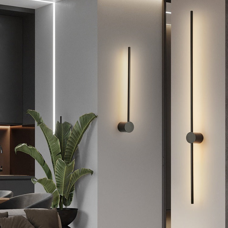 Modern Linear Wall Light | Sleek Iron & Acrylic Design with Soft LED Illumination for Contemporary Spaces