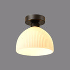 Modern Milky White Flush Mount Ceiling Light with Dimmable Soft Glow | Elegant Illumination for Cozy Spaces