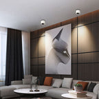 Modern Minimalist | Flush Mount Ceiling Light with Adjustable LED | Sleek Design for Elegant Illumination