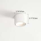 Modern Minimalist | Flush Mount Ceiling Light with Adjustable LED | Sleek Design for Elegant Illumination