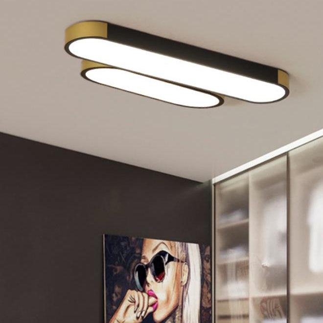 Modern Minimalist | Flush Mount Ceiling Light with Color Changing Feature | Versatile Illumination for Any Room