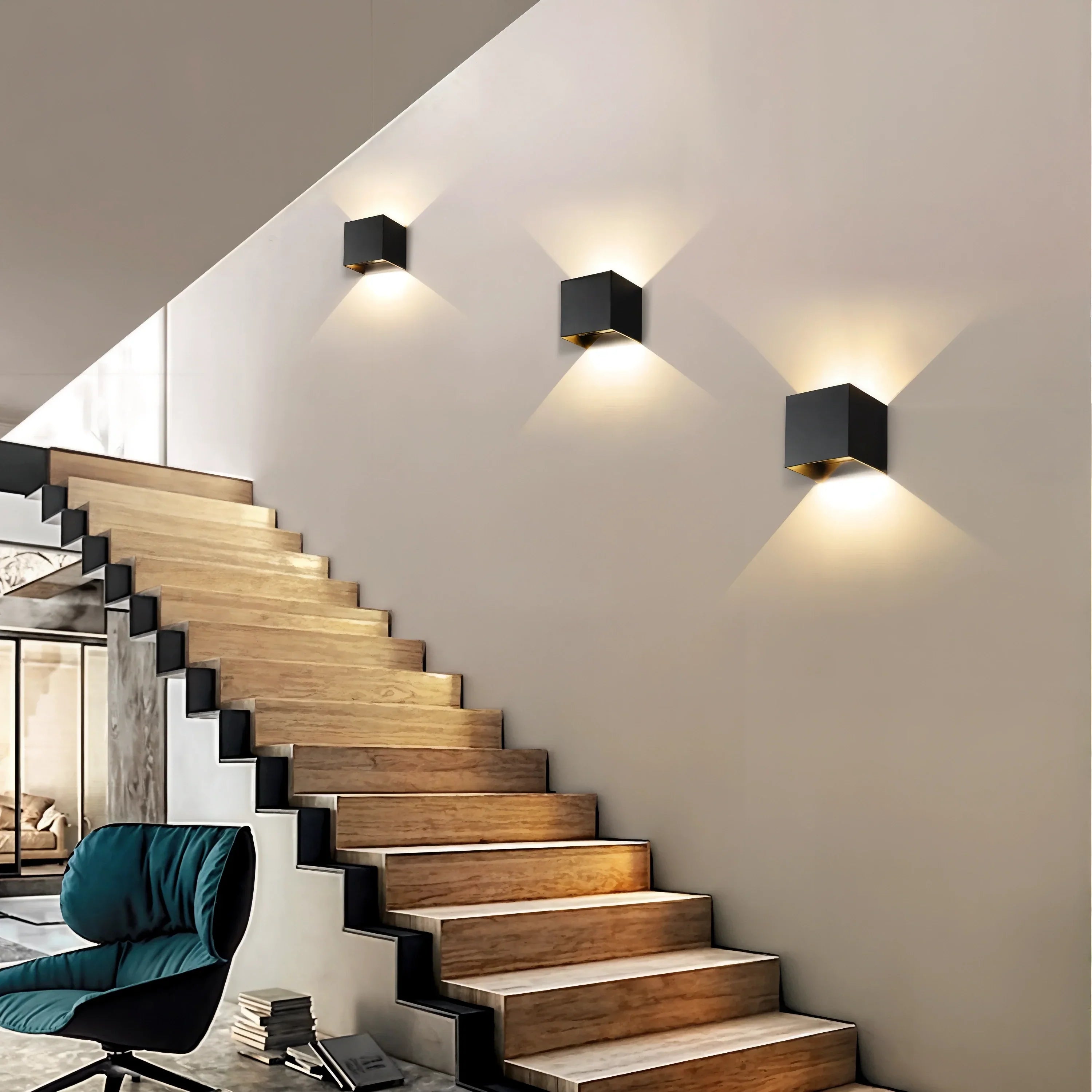 Modern Motion Sensor Outdoor Wall Light with Adjustable Beam | Weatherproof Design for Enhanced Safety and Convenience