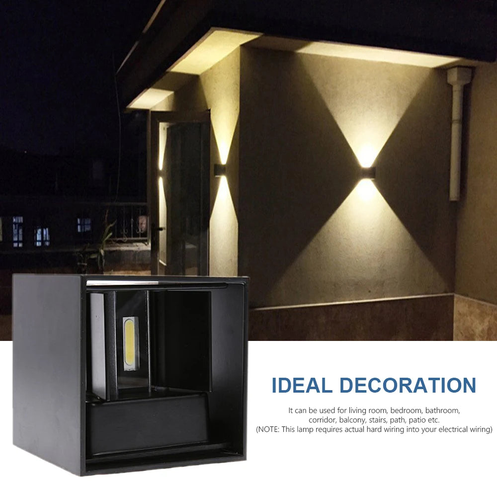 Modern Motion Sensor Outdoor Wall Light with Adjustable Beam | Weatherproof Design for Enhanced Safety and Convenience