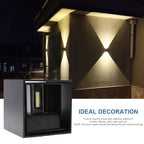 Modern Motion Sensor Outdoor Wall Light with Adjustable Beam | Weatherproof Design for Enhanced Safety and Convenience