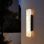 Modern Outdoor Wall Lamp | IP65 Waterproof Design with Luxury Marble Finish | Elegant Illumination for Year-Round Curb Appeal
