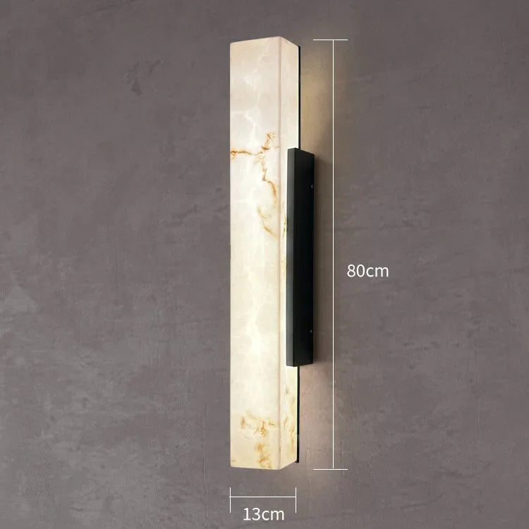Modern Outdoor Wall Lamp | IP65 Waterproof Design with Luxury Marble Finish | Elegant Illumination for Year-Round Curb Appeal