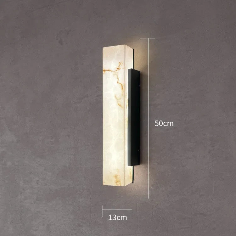 Modern Outdoor Wall Lamp | IP65 Waterproof Design with Luxury Marble Finish | Elegant Illumination for Year-Round Curb Appeal