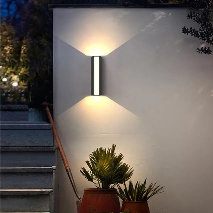Modern Outdoor Wall Light | Waterproof Design with Energy-Efficient LED | Stylish Exterior Wall Lantern for Safety and Illumination