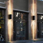 Modern Outdoor Wall Sconce | Rectangular LED Design with IP65 Weatherproof | Durable Illumination for Exterior Spaces