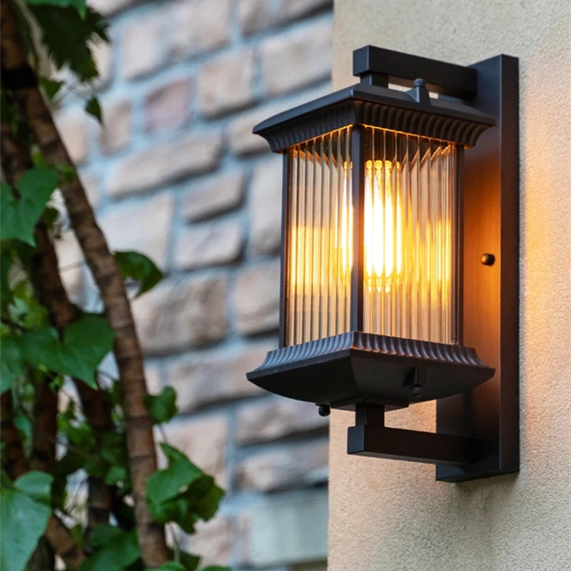 Modern Outdoor Wall Sconce with Adjustable Color Temperature | Weather-Resistant Design for Year-Round Illumination