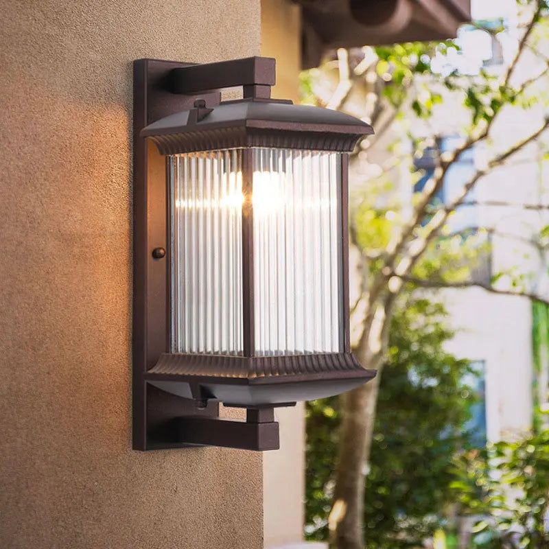 Modern Outdoor Wall Sconce with Adjustable Color Temperature | Weather-Resistant Design for Year-Round Illumination