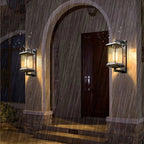 Modern Outdoor Wall Sconce with Adjustable Color Temperature | Weather-Resistant Design for Year-Round Illumination