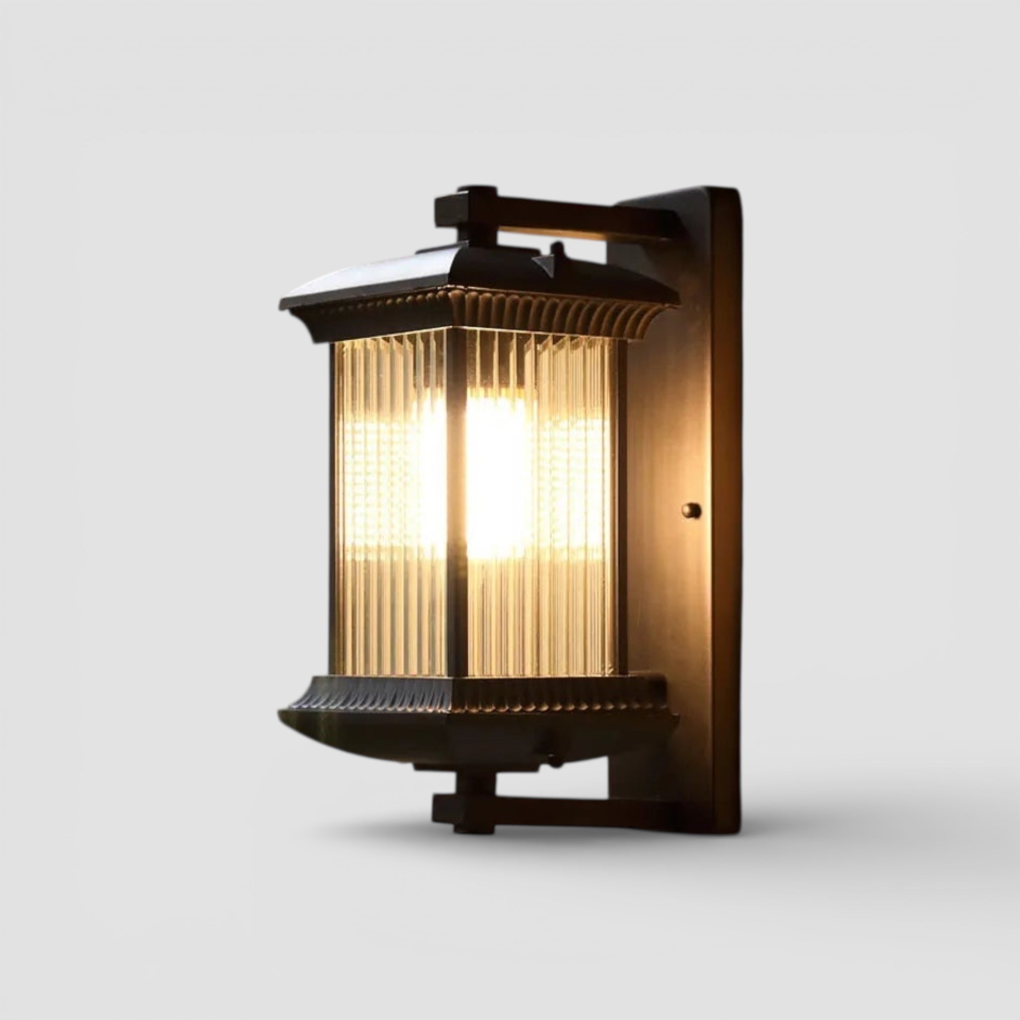 Modern Outdoor Wall Sconce with Adjustable Color Temperature | Weather-Resistant Design for Year-Round Illumination