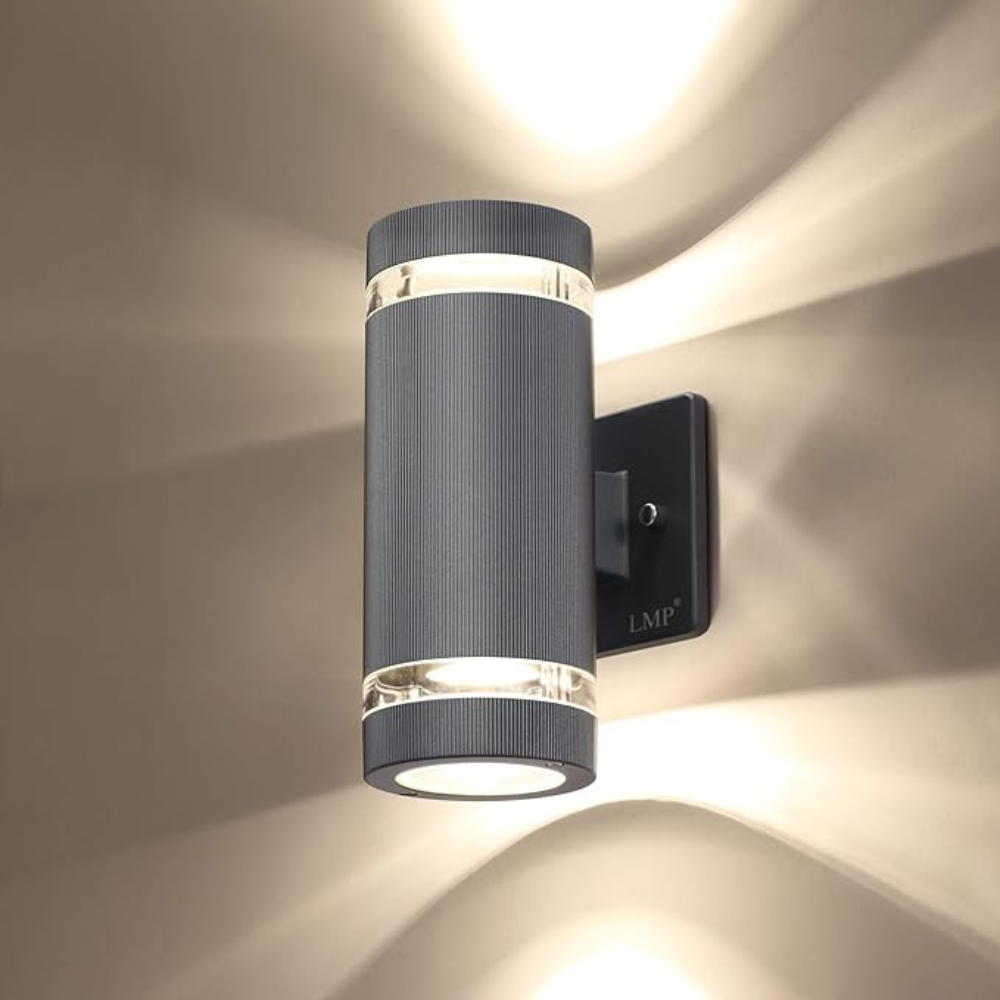 Modern Outdoor Wall Sconce with Up Down LED Lighting | Waterproof Design for Stylish Exterior Illumination
