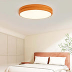 Modern Round Flush Mount Ceiling Light with Energy-Efficient LED | Sleek Design for Ambient Illumination