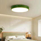 Modern Round Flush Mount Ceiling Light with Energy-Efficient LED | Sleek Design for Ambient Illumination