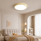 Modern Round Flush Mount Ceiling Light with Energy-Efficient LED | Sleek Design for Ambient Illumination