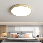 Modern Round Flush Mount Ceiling Light with Energy-Efficient LED | Sleek Design for Ambient Illumination