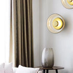Modern Smoked Glass Flush Mount Ceiling Light with Integrated LED | Cozy Ambiance for Living Rooms and Hallways