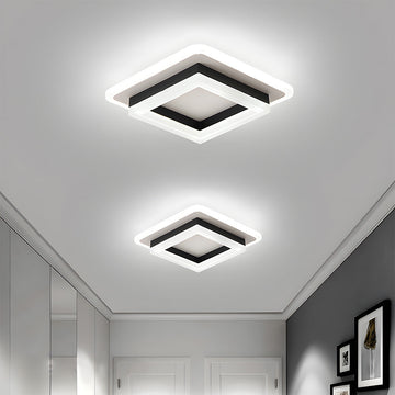 Modern Square Flush Mount Ceiling Light with Adjustable Brightness | Stylish LED Illumination for Any Room