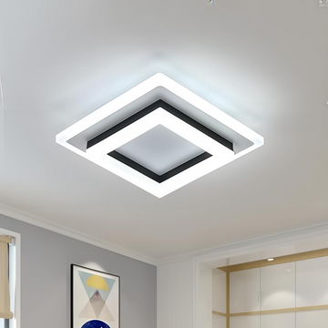 Modern Square Flush Mount Ceiling Light with Adjustable Brightness | Stylish LED Illumination for Any Room
