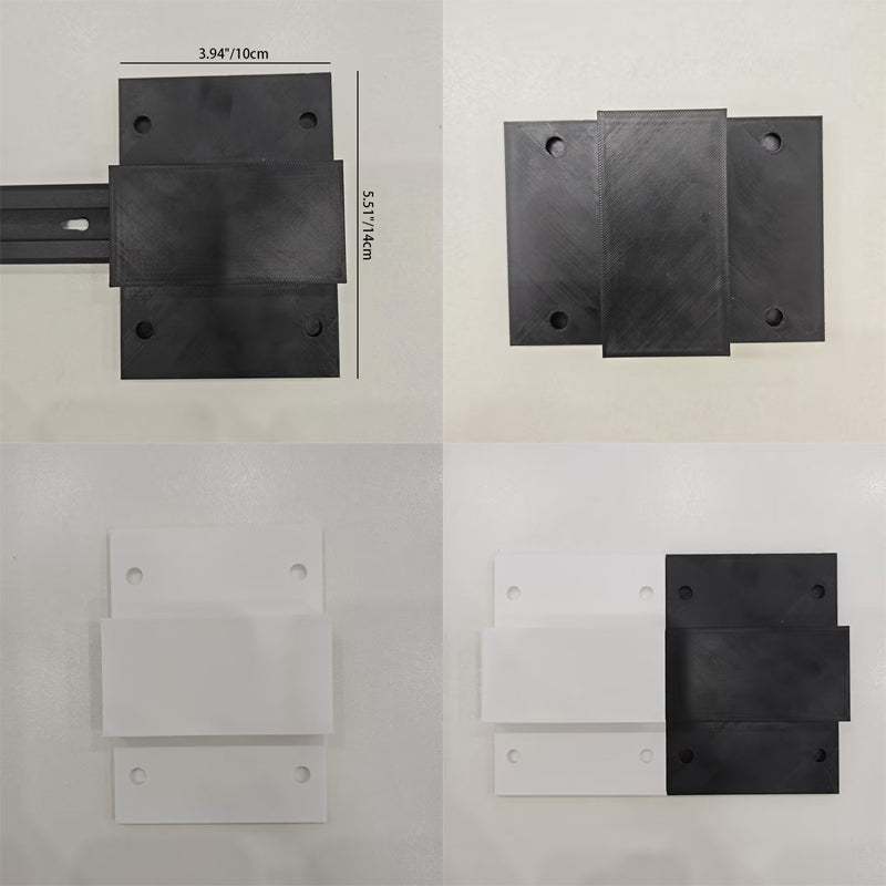 LED Track Lighting, Adjustable Tubular Fixtures, Dimmable, Black White Gold