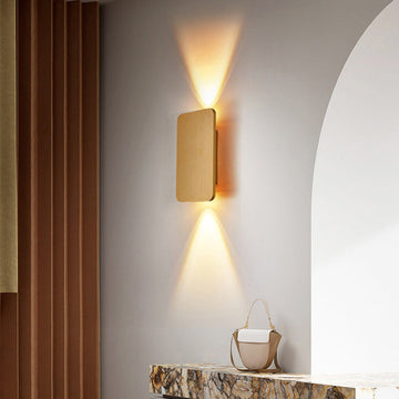 Modern Wall Sconce Light with Up & Down Illumination | Sleek Design for Elegant Indoor Spaces