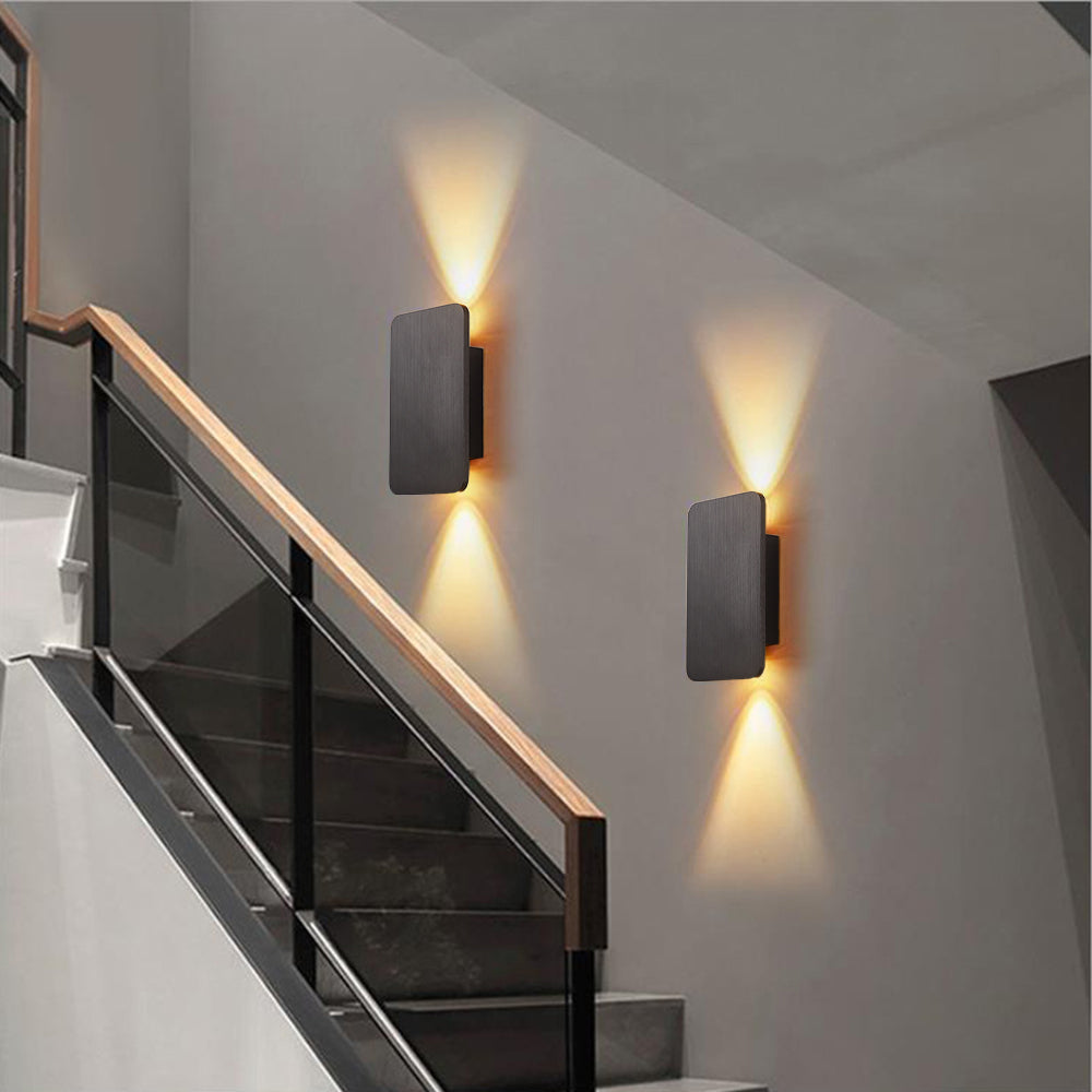 Modern Wall Sconce Light with Up & Down Illumination | Sleek Design for Elegant Indoor Spaces