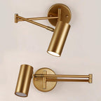 Modern Wall Sconces | Adjustable Swing Arm Wall Lamp with Sleek Iron Design | Versatile Lighting for Home Decor