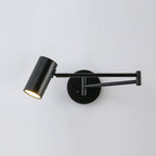 Modern Wall Sconces | Adjustable Swing Arm Wall Lamp with Sleek Iron Design | Versatile Lighting for Home Decor
