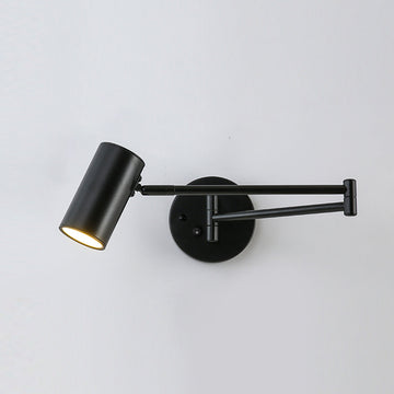 Modern Wall Sconces | Adjustable Swing Arm Wall Lamp with Sleek Iron Design | Versatile Lighting for Home Decor
