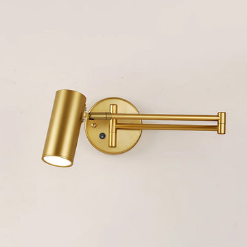 Modern Wall Sconces | Adjustable Swing Arm Wall Lamp with Sleek Iron Design | Versatile Lighting for Home Decor