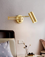 Modern Wall Sconces | Adjustable Swing Arm Wall Lamp with Sleek Iron Design | Versatile Lighting for Home Decor