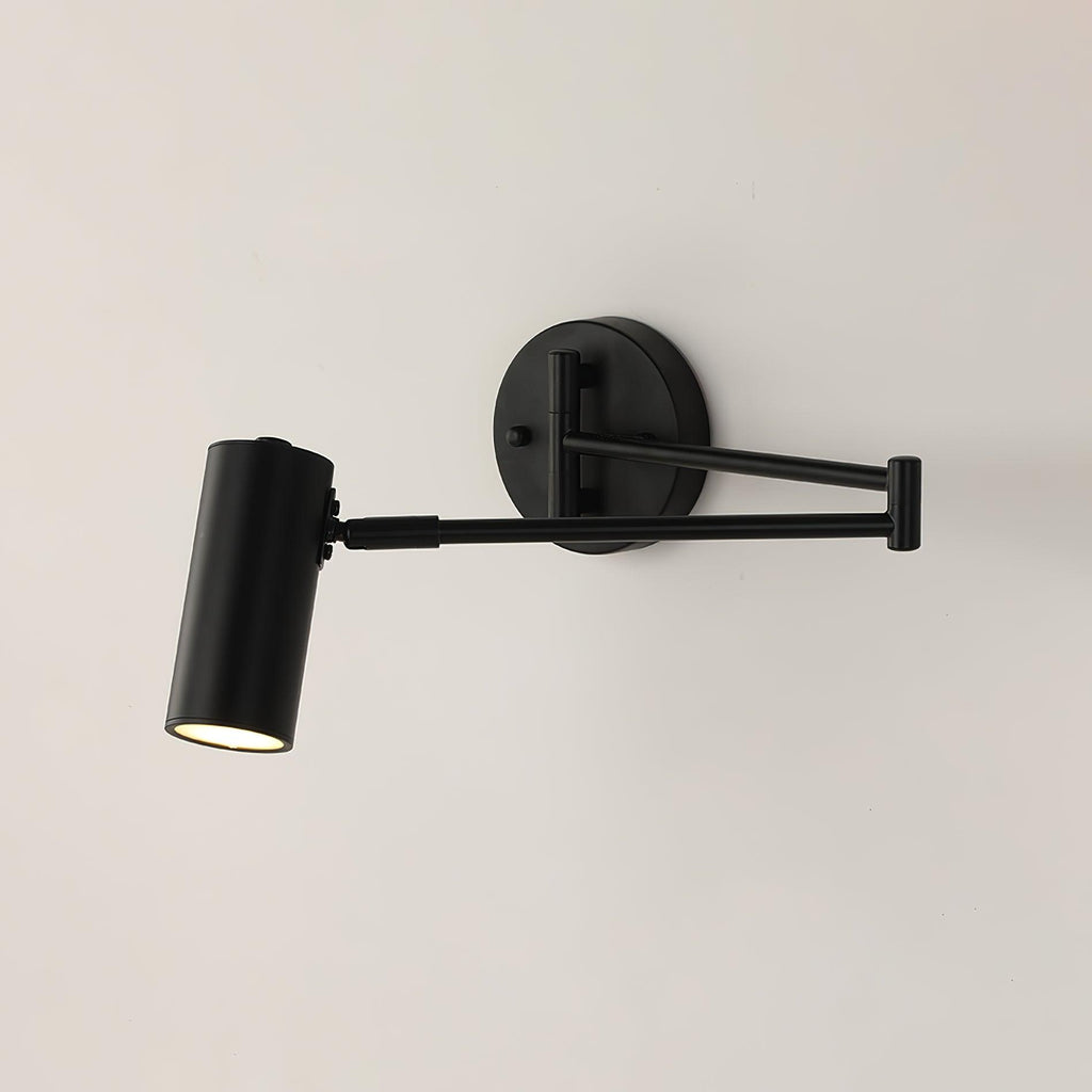 Modern Wall Sconces | Adjustable Swing Arm Wall Lamp with Sleek Iron Design | Versatile Lighting for Home Decor