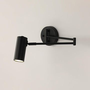 Modern Wall Sconces | Adjustable Swing Arm Wall Lamp with Sleek Iron Design | Versatile Lighting for Home Decor
