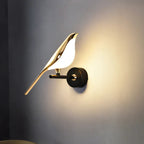 Modern Wall Sconces | Bird-Shaped Design with Adjustable Brightness | Unique Lighting for Lively Interiors