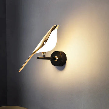 Modern Wall Sconces | Bird-Shaped Design with Adjustable Brightness | Unique Lighting for Lively Interiors