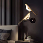 Modern Wall Sconces | Bird-Shaped Design with Adjustable Brightness | Unique Lighting for Lively Interiors