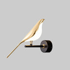 Modern Wall Sconces | Bird-Shaped Design with Adjustable Brightness | Unique Lighting for Lively Interiors
