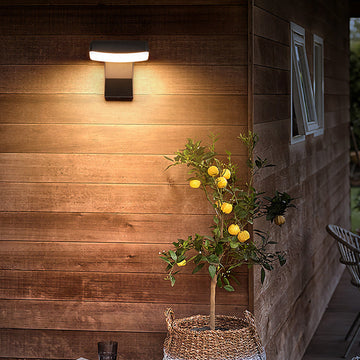 Modern Waterproof Outdoor Wall Sconce with Motion Sensor | Adjustable LED Light for Enhanced Safety