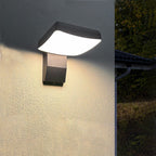 Modern Waterproof Outdoor Wall Sconce with Motion Sensor | Adjustable LED Light for Enhanced Safety