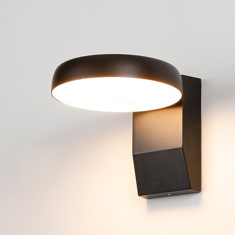 Modern Waterproof Outdoor Wall Sconce with Motion Sensor | Adjustable LED Light for Enhanced Safety