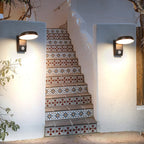 Modern Waterproof Outdoor Wall Sconce with Motion Sensor | Adjustable LED Light for Enhanced Safety