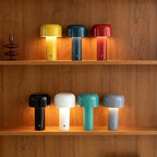 Wireless Mushroom Table Lamp Rechargeable LED Light