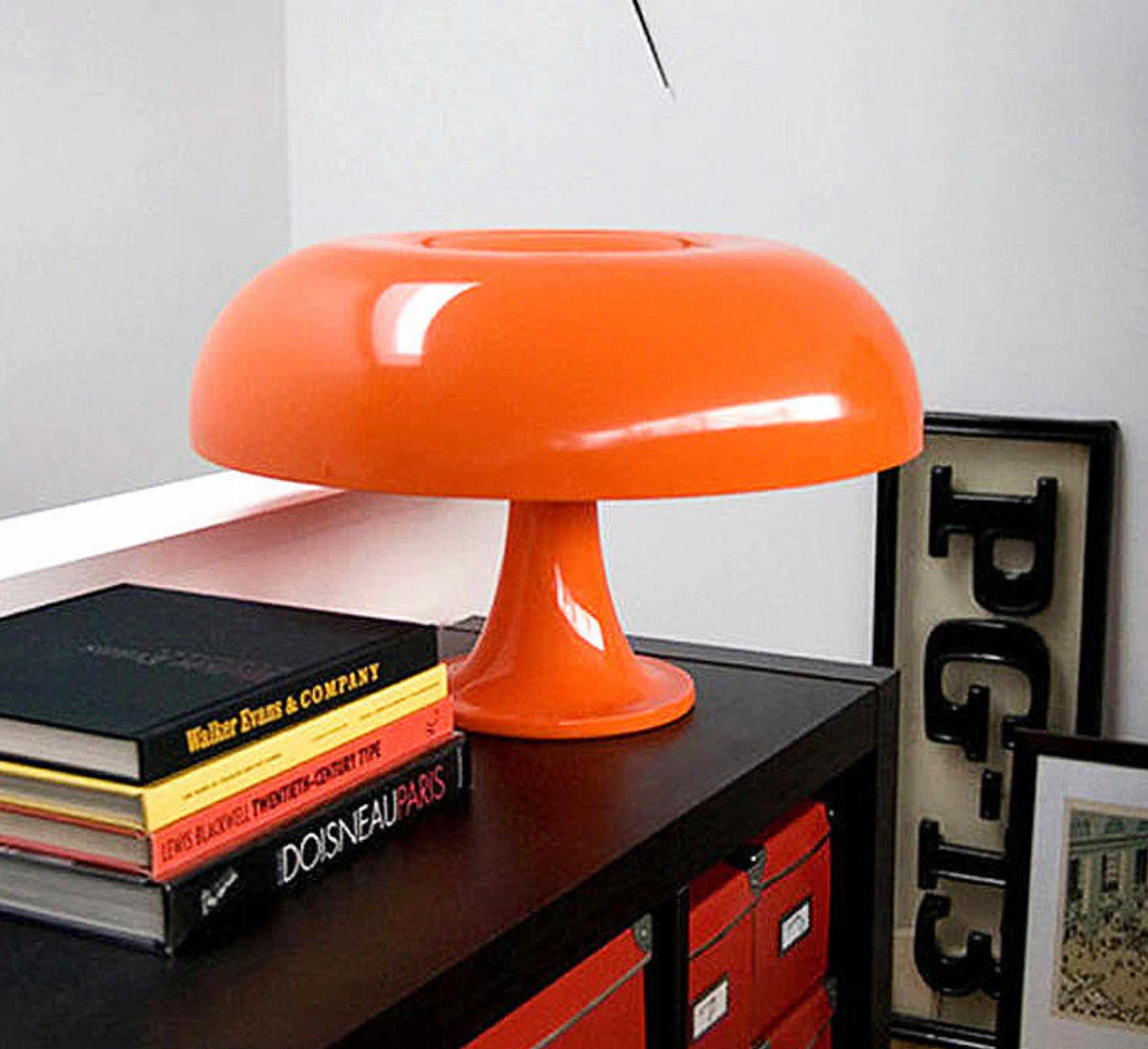 Mushroom Table Lamp, LED Rechargeable Accent Light, Living Room Bedroom