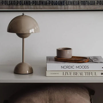 MushroomGlow | Whimsical Cordless LED Table Lamp for Cozy Spaces