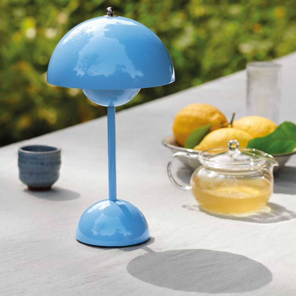 Mushroom Table Lamp, Cordless Rechargeable LED, Bedside Night Light