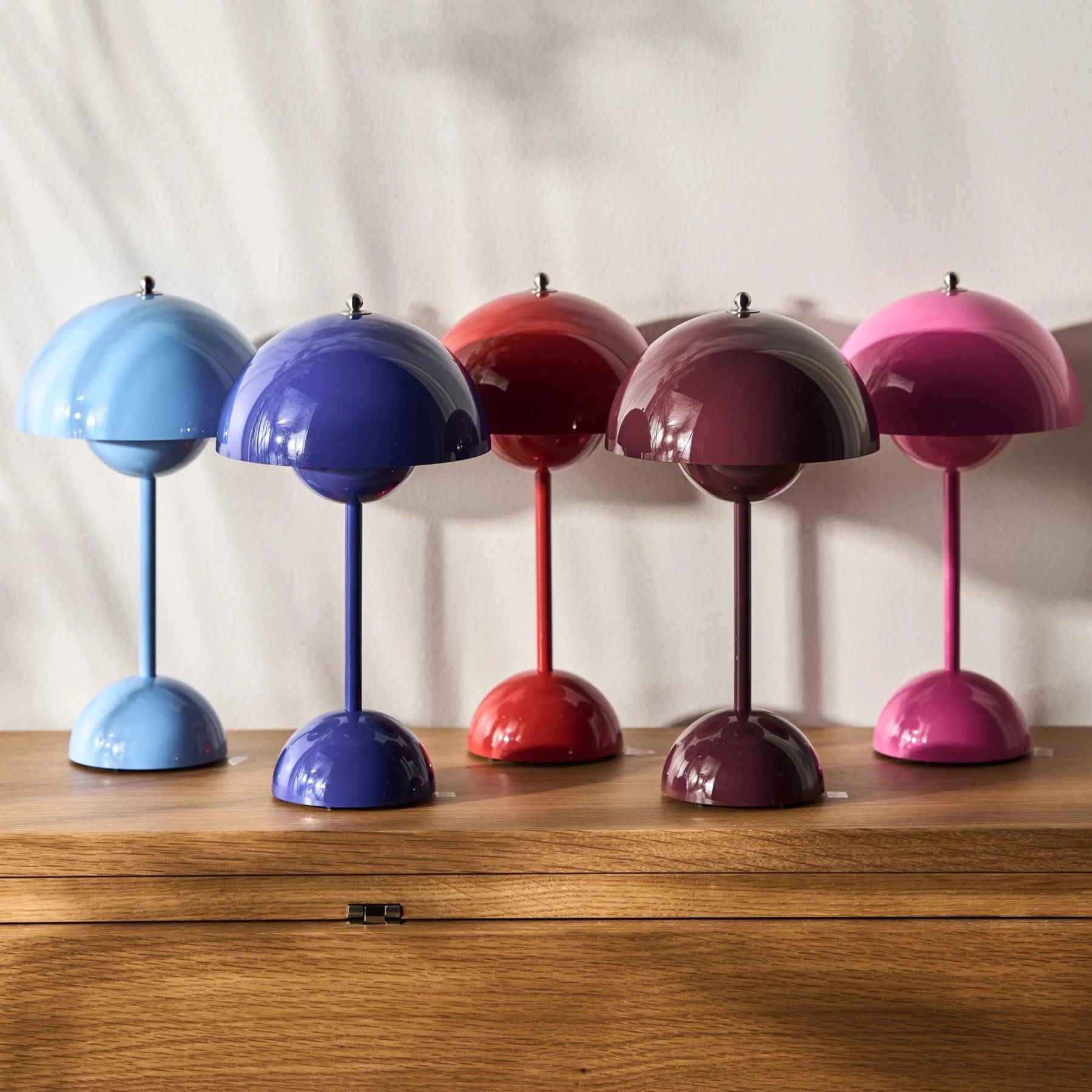 Mushroom Table Lamp, Cordless Rechargeable LED, Bedside Night Light