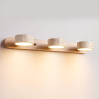 Natural Elegance | Wall Sconce Light with Dual Glow | Modern Travertine Design for Cozy Ambiance