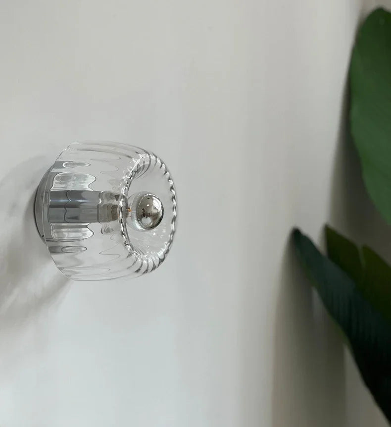 Nordic Bauhaus | Wall Sconce Light with Modern Glass Design | Stylish Illumination for Any Space